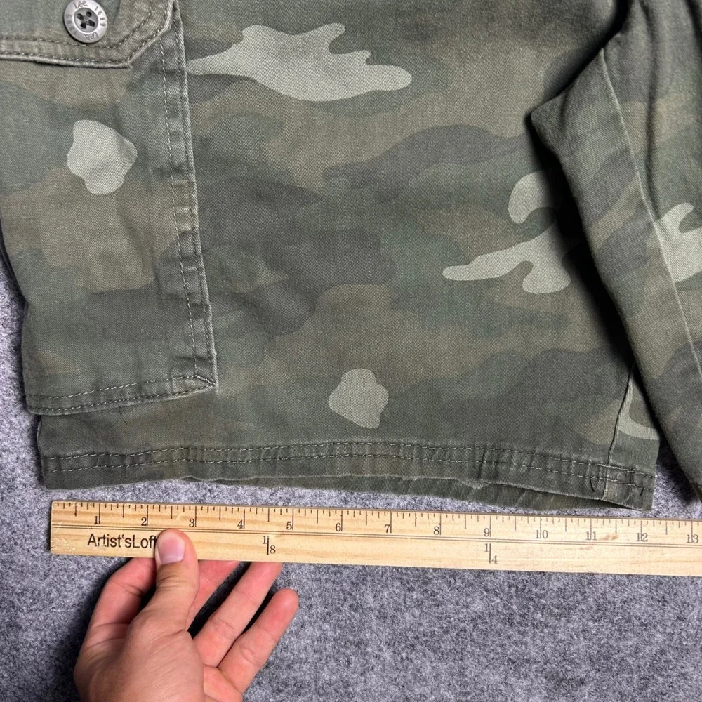 Lee Camo Cargo Shorts Green Camouflage Baggy Skater 90s Vintage Size 36